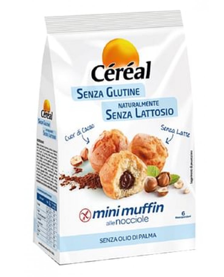 Cereal Mini Muffin Alle Nocciole Senza Glutine E Lattosio 6monoporzioni