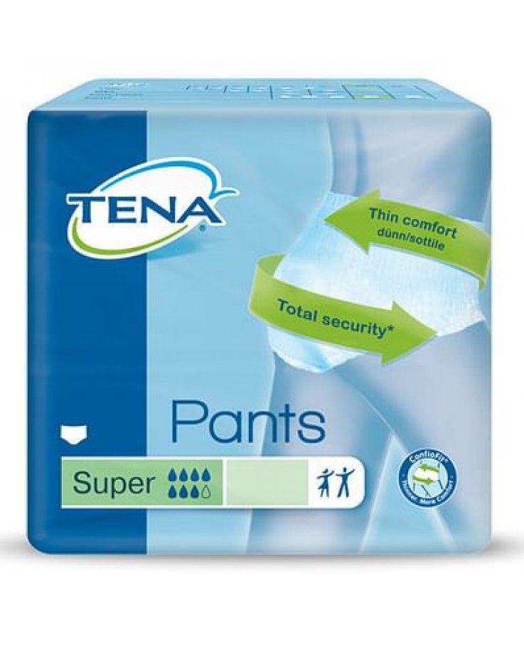 Pannolone Pull Up Tena Pants Super Taglia Medium 10 Pezzi