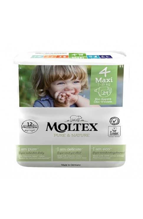 Pannolini Moltex Pure & Nature Maxi 7 18 Kg Taglia 4 29 Pezzi