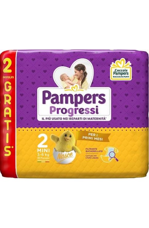 Pampers Progressi & Fit Prime Maxi, 126 Pannolini, Taglia 4 (7-18