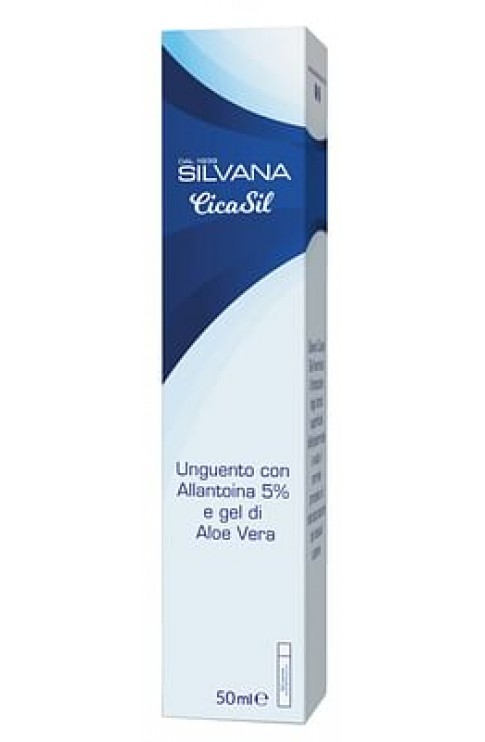 Silvana Cicasil Unguento All'allantoina 5% E Gel Di Aloe Vera 50 Ml