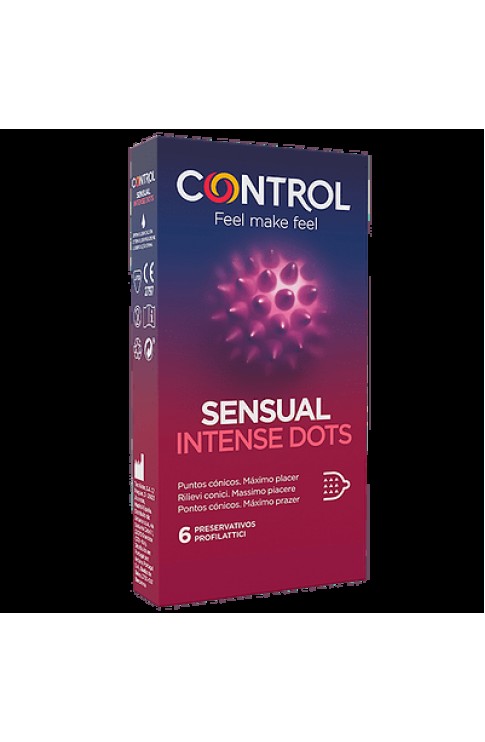 Control Sensual Intense Dots 6 Pezzi
