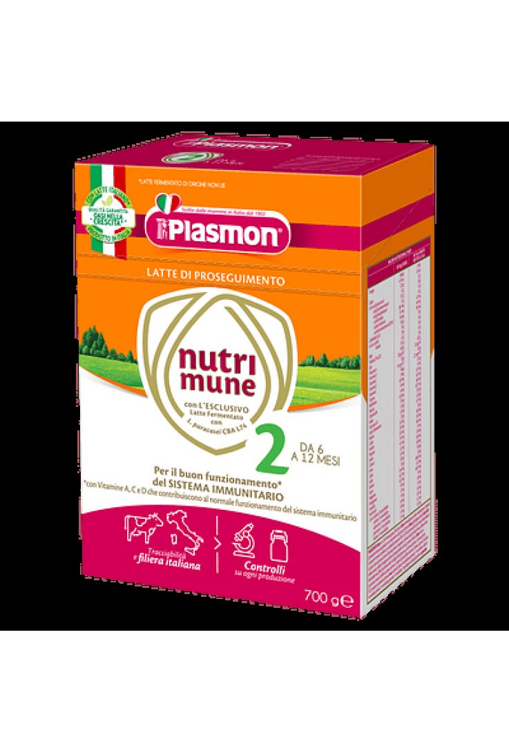 Latte Plasmon di Proseguimento Nutrimune 3 10 - 12 Mesi