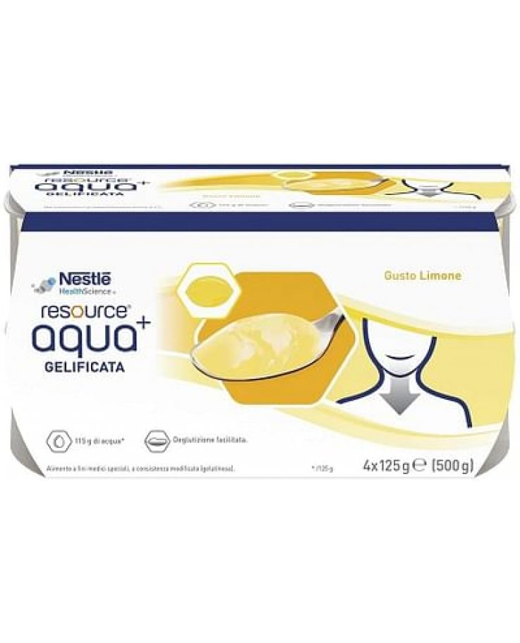 Resource Aqua Acqua Gelificata+Lemon Cup 6 4x125 G
