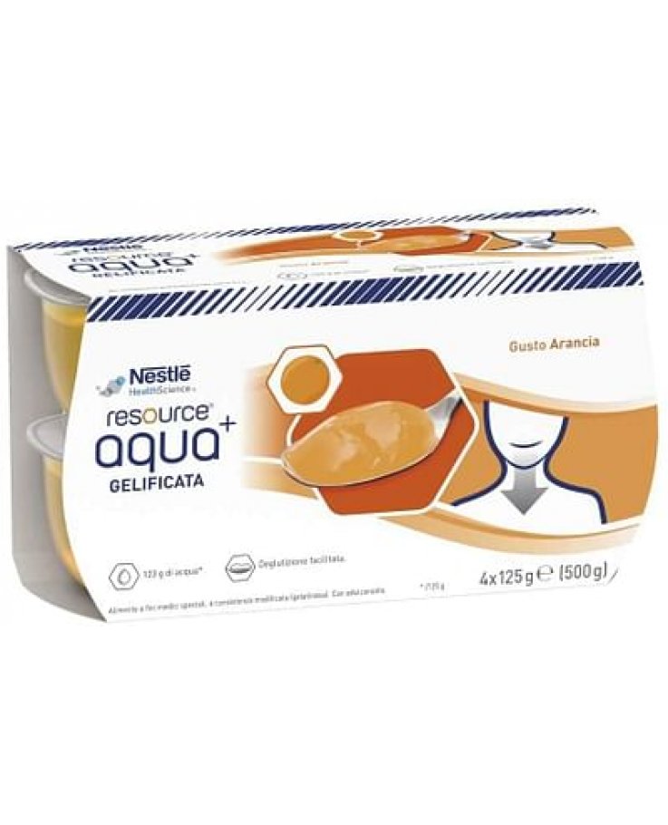 Resource Aqua Acqua Gelificata+Orange Cup 6 4x125 G