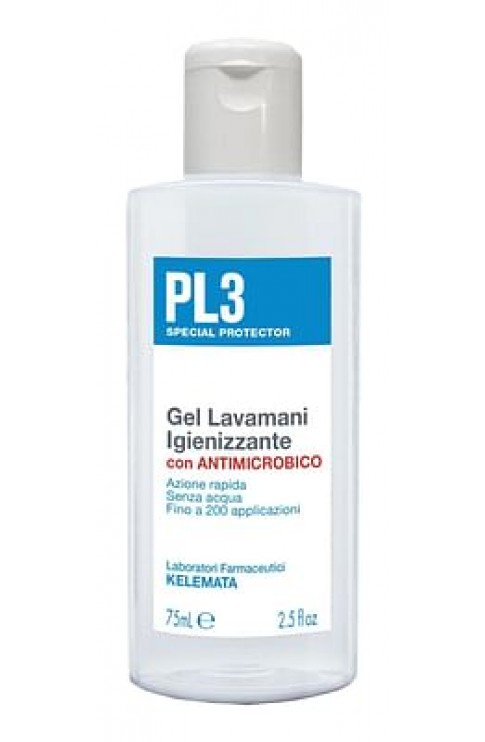 Pl3 Gel Lavamani Igienizzante Antimicrobico 75 Ml