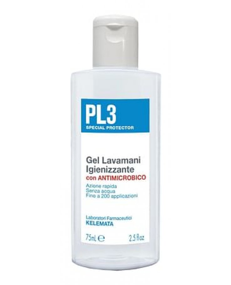 Pl3 Gel Lavamani Igienizzante Antimicrobico 75 Ml