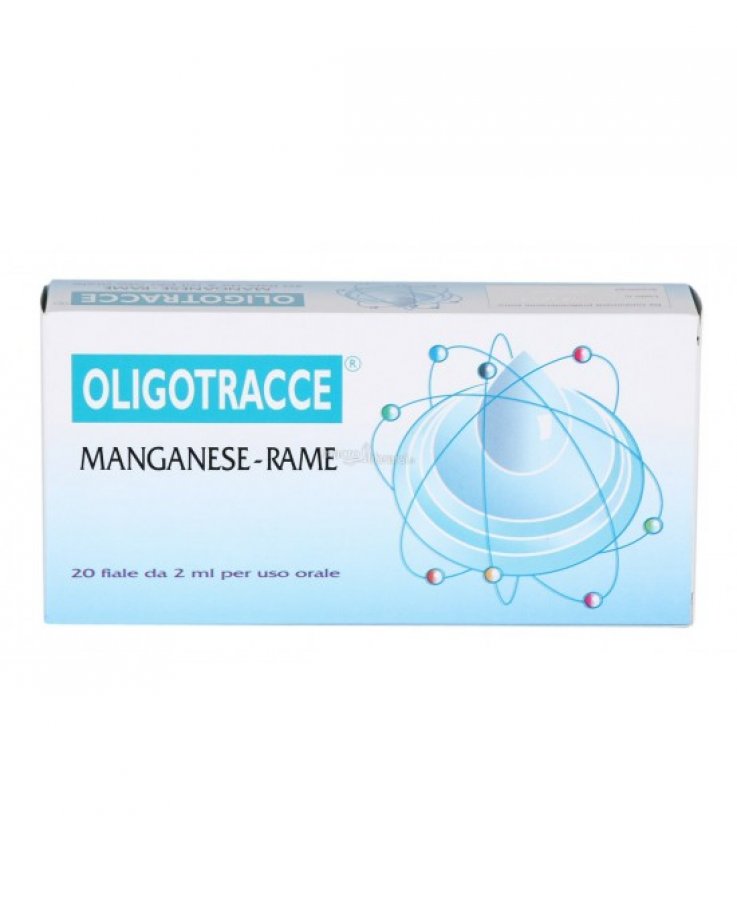 Oligotracce Manganese Rame 20 Fiale 2 Ml