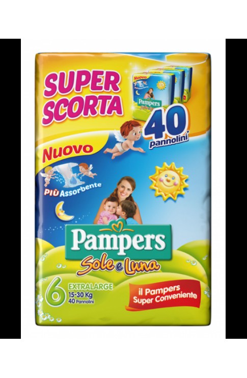 Pampers Sole&Luna Trio Maxi 54 Pezzi