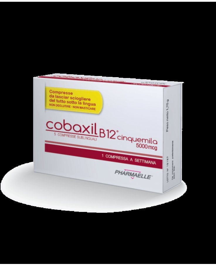 Cobaxil B12 5000mcg 5 Compresse Sublinguali