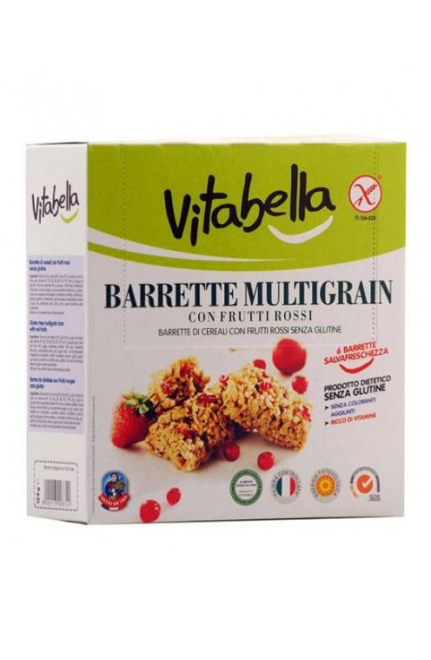Vitabella Multigrain Barretta Frutti Rossi 129 G