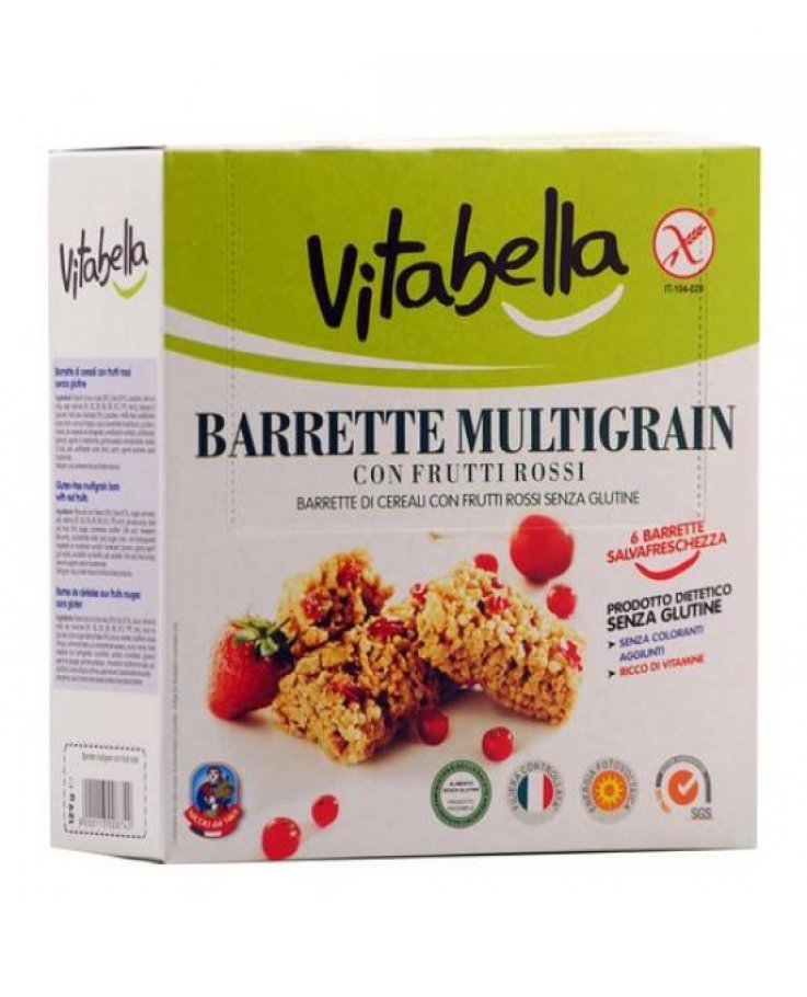 Vitabella Multigrain Barretta Frutti Rossi 129 G