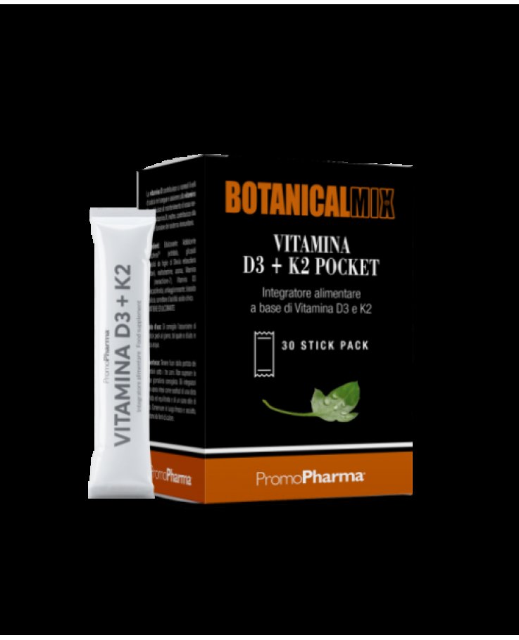 Vitamina D3 + K2 Pocket Botanical Mix 30 Stick