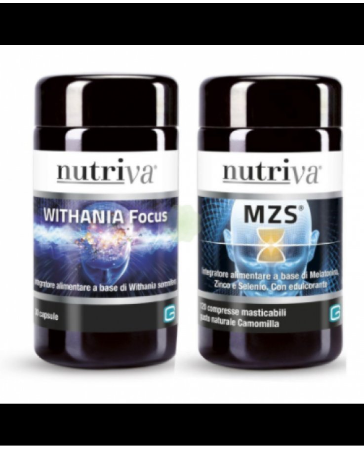 Nutriva Couvette Mzs+ Withania Focus Compresse Capsule