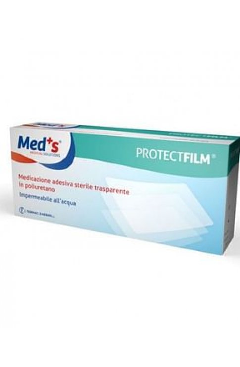 Meds Protect Film Medicazione In Poliuretano Impermeabile Adesiva 10 Pezzi