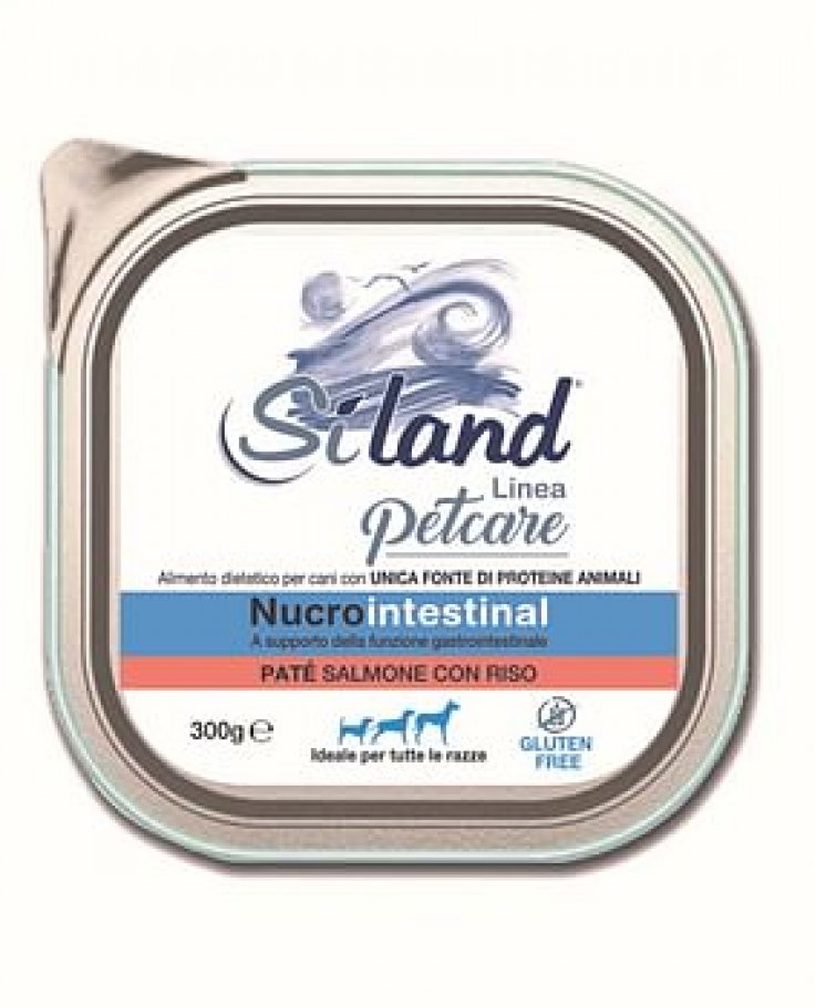 Siland Nucrointestinal Umido Cane Salmone/Riso 300 G
