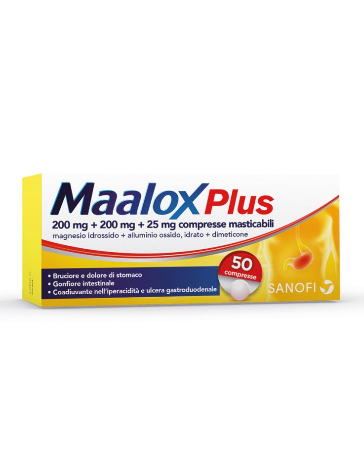 Maalox - Plus 50 Compresse Masticabili