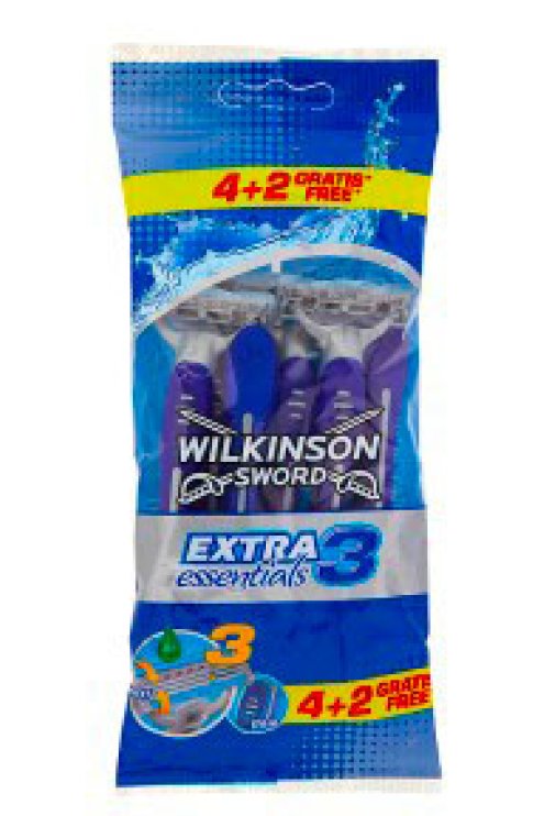 WILKINSON EXTRA 3 ESSENTIALS 4+2