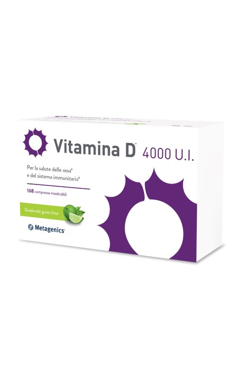Vitamina D 4000UI 168 Compresse Masticabili
