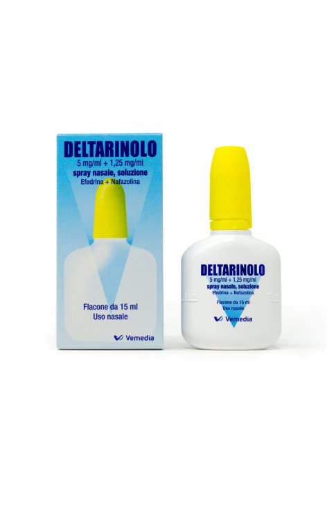 Deltarinolo Spray nasale, utile in caso di congestionamento nasale, flacone da 15 ml