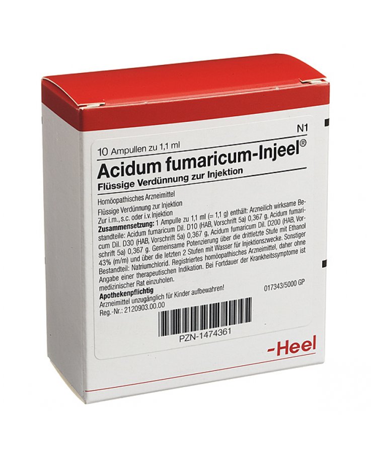 Acidum Fumaricum Injeel 10 Fiale Heel