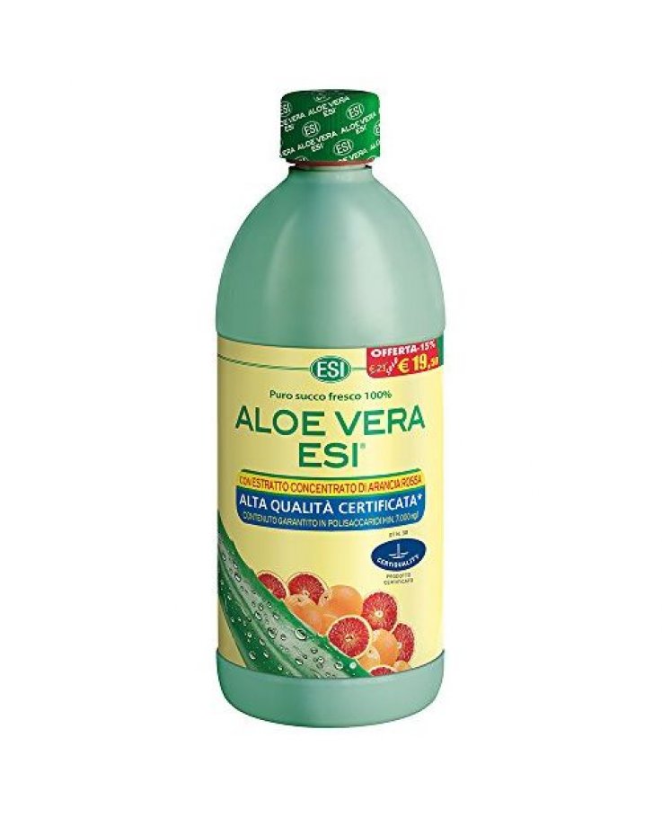 Aloe Vera Con Estratto Concentrato Di Arance Rosse 1l