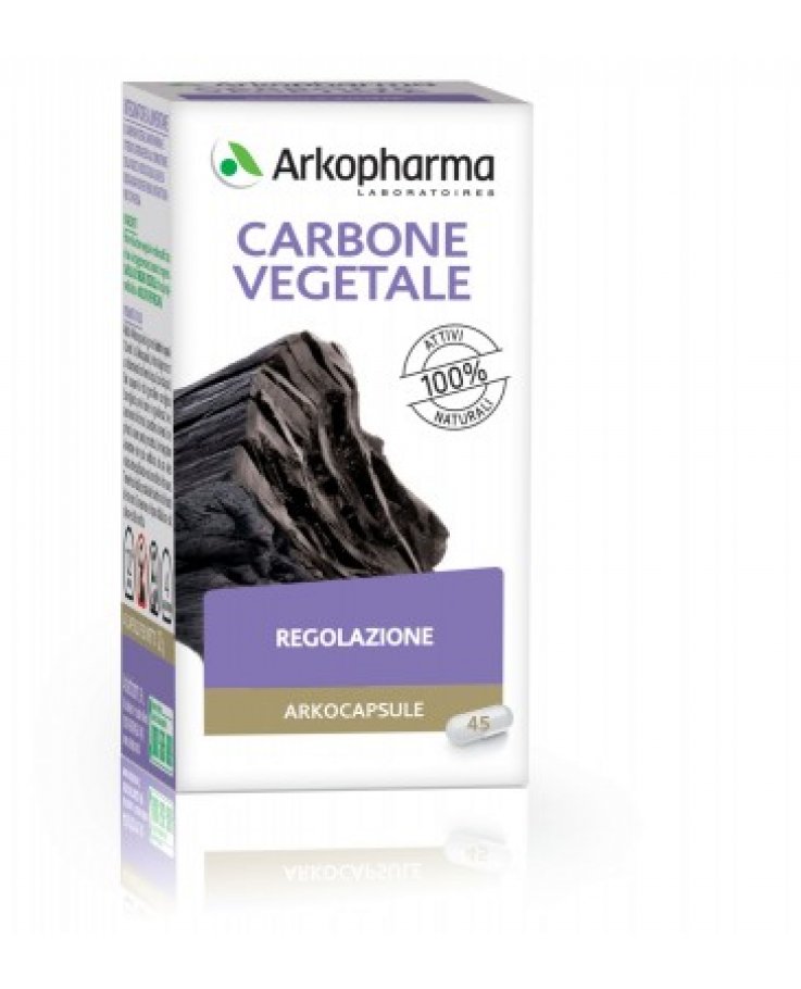 Carbone Vegetale 45 Capsule Arkocapsule