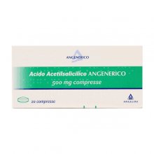 Acido Acetilsalicilico 20 Compresse 500mg Angelini