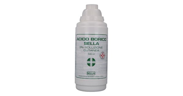 Acido Borico Sella 3% 500Ml: acquista online in offerta Acido Borico Sella 3%  500Ml
