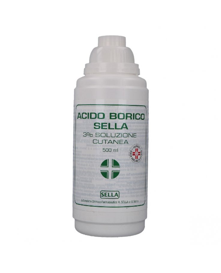 Acido Borico Sella 3% 500ml