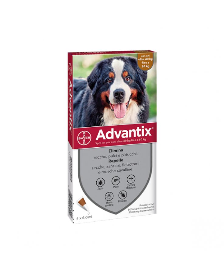 Advantix Spot - On 4 x 6 ml 40 - 60 Kg