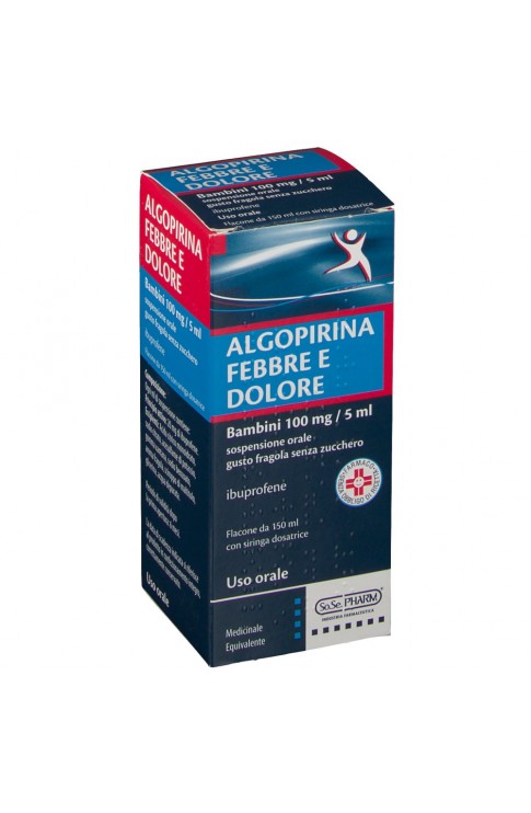 Algopirina Febbre Dolore 150 ml Fragola