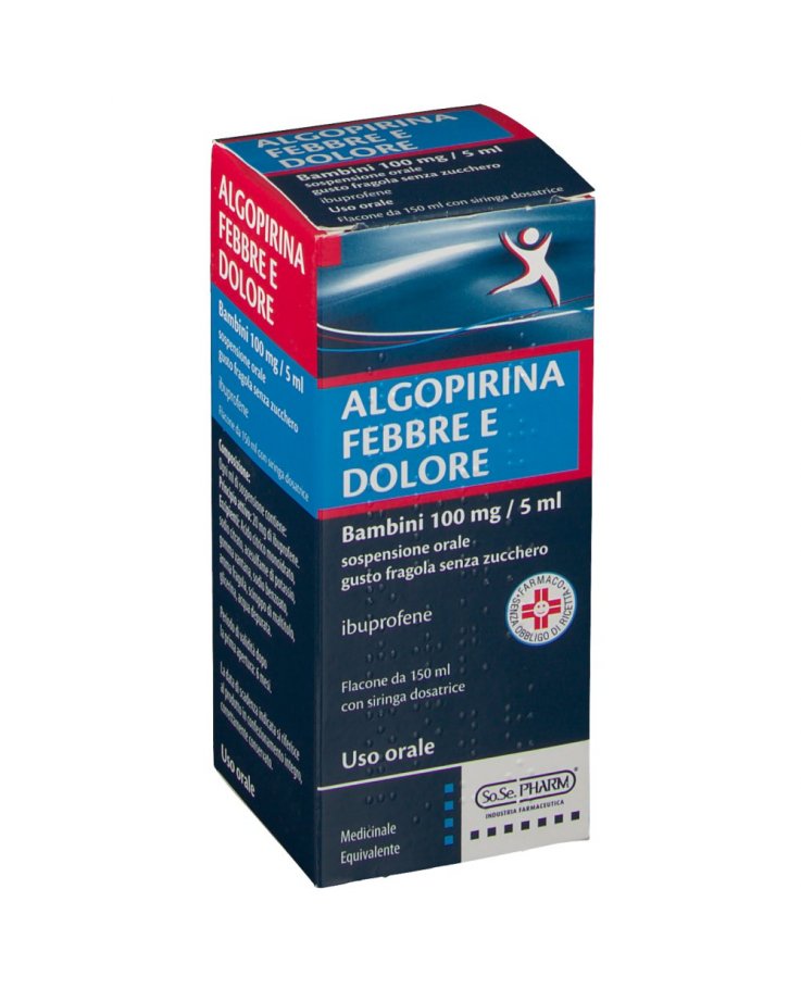 Algopirina Febbre Dolore 150 ml Fragola