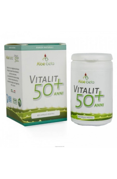 Aloe Beta Vitalit 50+ Anni Integratore Alimentare Biologico 60 Capsule