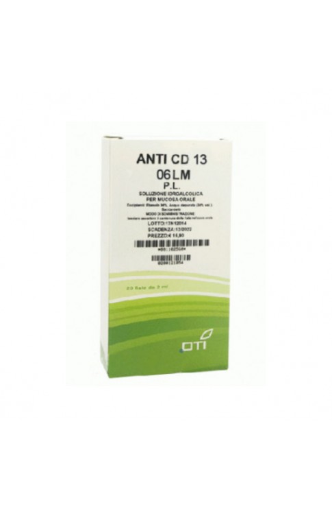 Anti Cd 13 06lm 20 Fiale Potenziate Liquide 2ml Oti