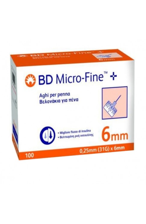 Bd Microfine 100 Aghi 31g 6mm