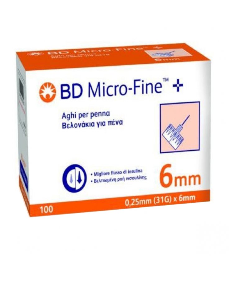 Bd Microfine 100 Aghi 31g 6mm