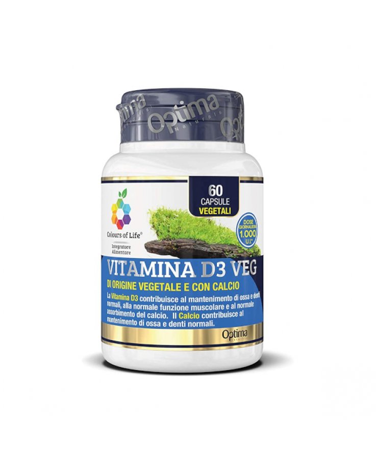 Colours Of Life Vitamina D3 60 Capsule