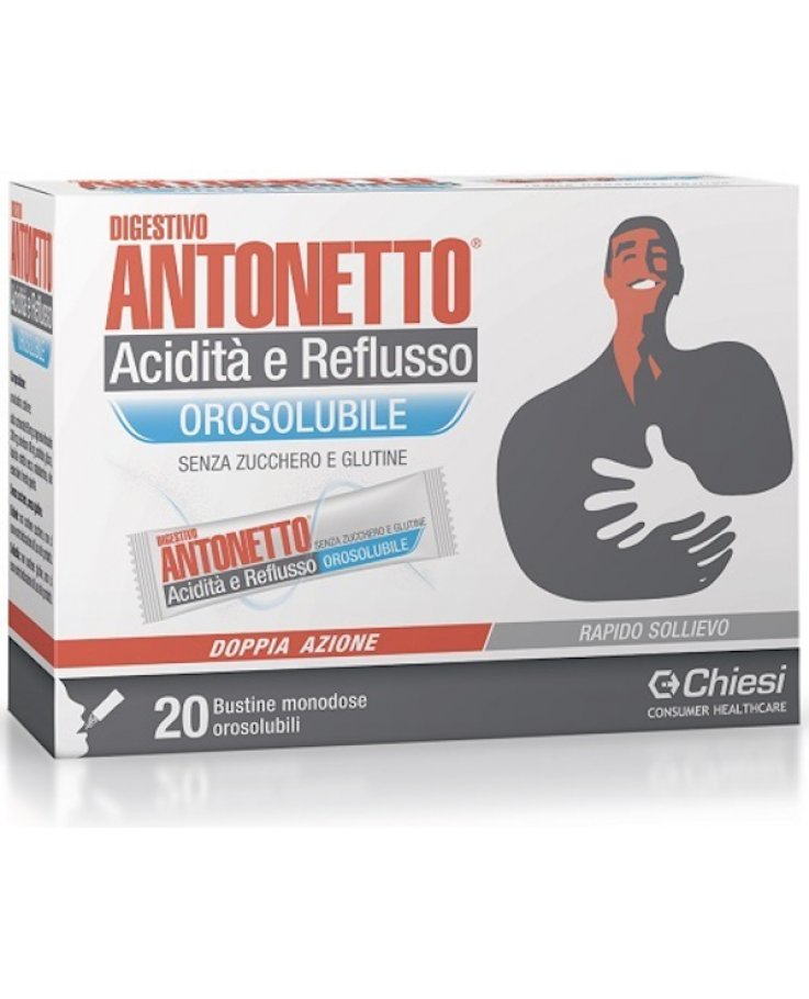 Digestivo Antonetto Acidita' e Reflusso 20 Bustine