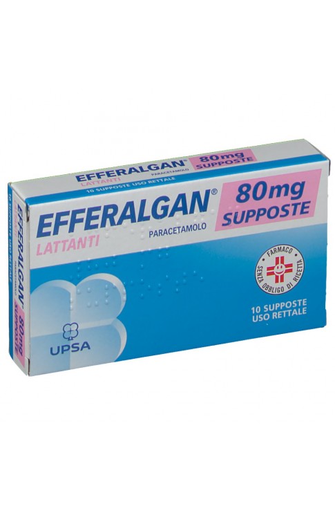 Efferalgan 10 Supposte 80 mg