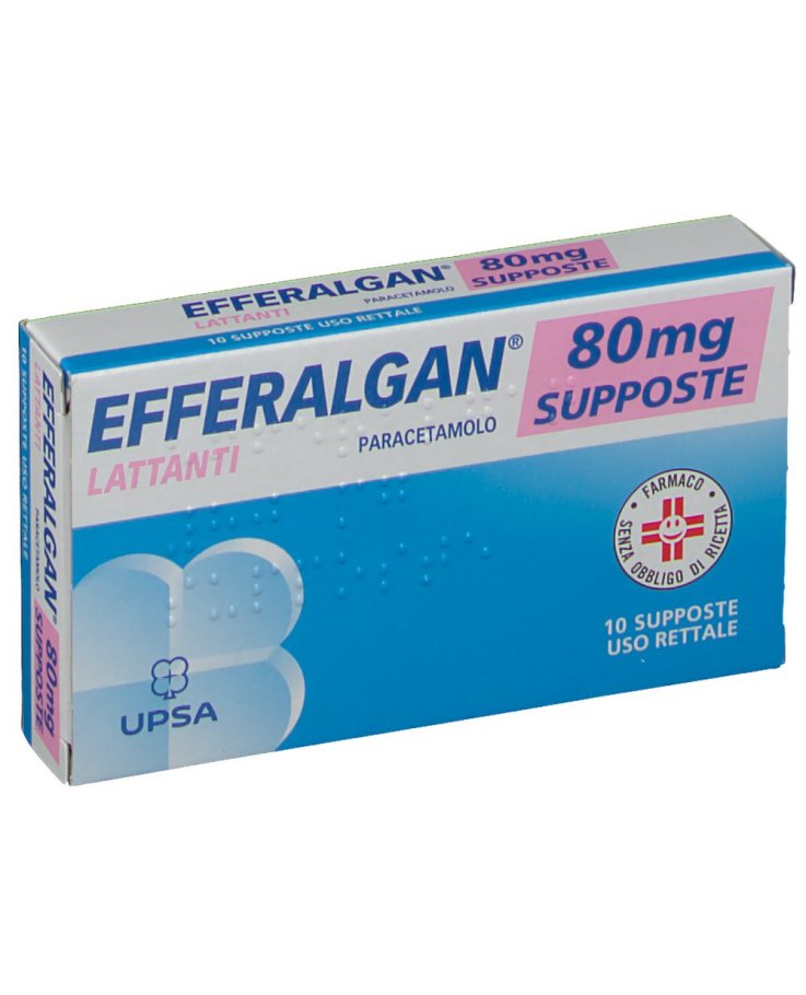 Efferalgan 10 Supposte 80 mg