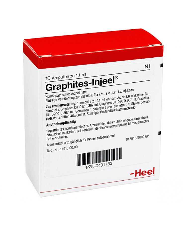 GRAPHITES Injeel 10 Fiale 1,1 Ml HEEL