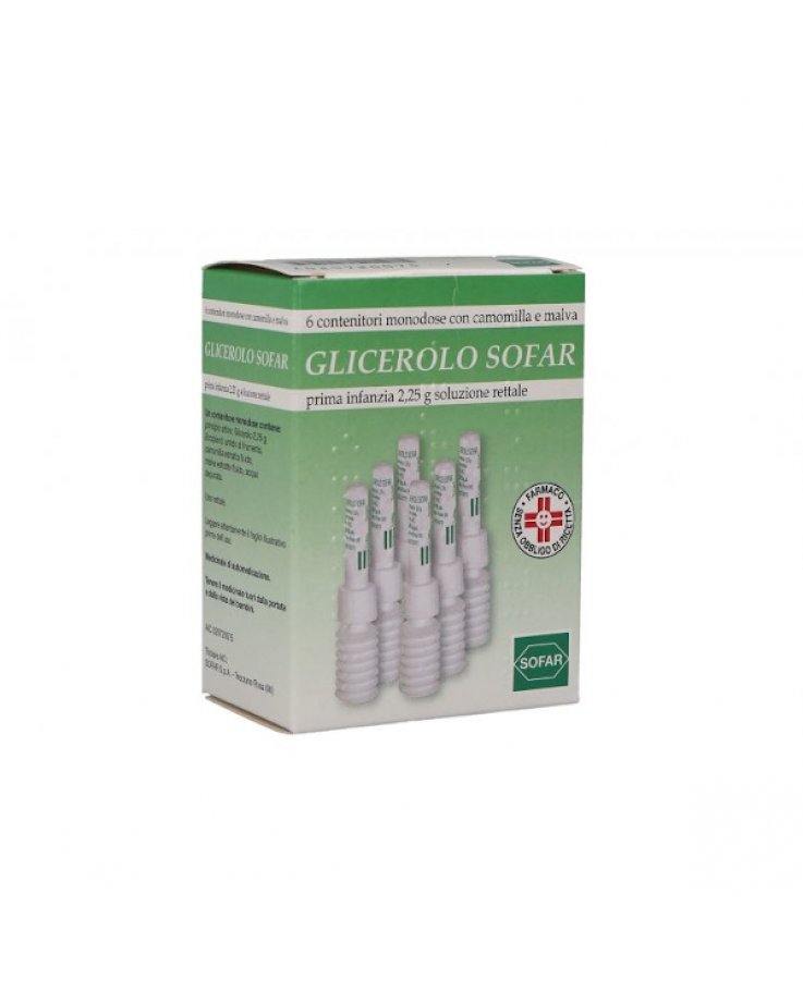 Glicerolo Sofar 6 Contenitori 2,25g