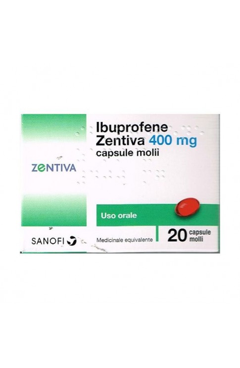 Ibuprofene Zentiva * 20 Capsule molli 400 mg