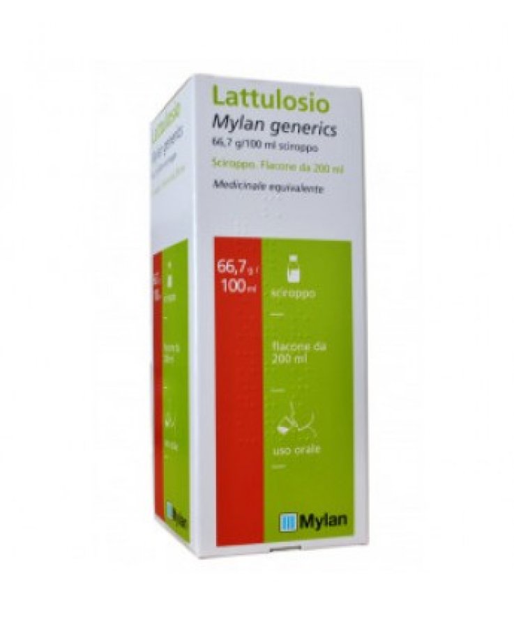 Lattulosio Flacone 200ml 66,7% Mylan