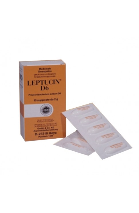 Leptucin D6 10 Supposte