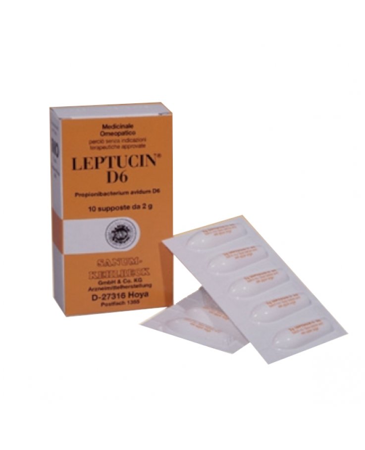 Leptucin D6 10 Supposte