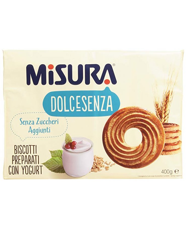 MISURA Biscotti con Yogurt Senza Zucchero 400 g