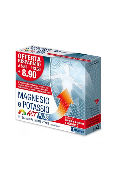 Magnesio Potassio Act Plus 14 Bustine