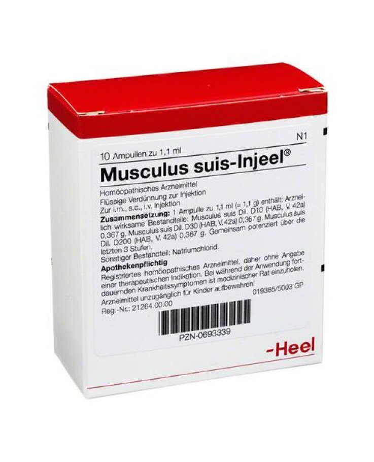 Musculus Suis Injeel 10 Fiale Heel